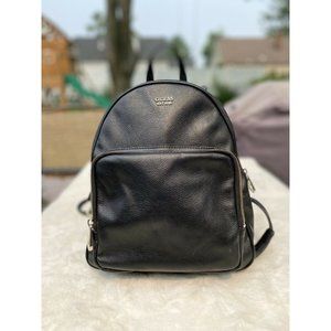 Guess Black Rylan Backpack Tote Bag Purse Leather